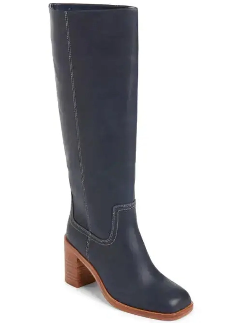 Steve Madden Navy Leather  Riggs  7.5